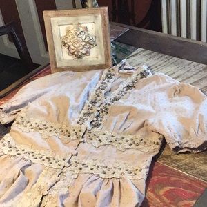 Beautiful Beige Bohemian Blouse